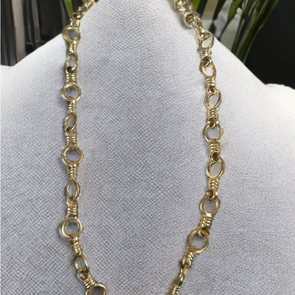 Ben-Amun Gold Chain Necklace Classic Statement Piece